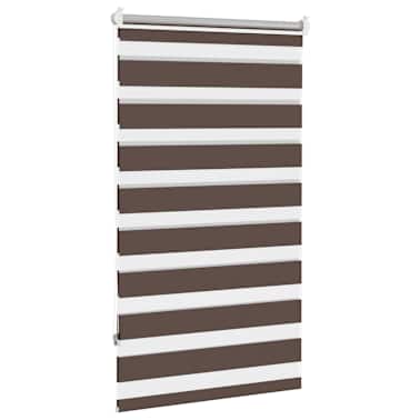 Estore de rolo 70 x 120 cm, linhas de zebra / Café[4/6]