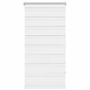 Estore de rolo 80 x 150 cm, linhas de zebra / Branco