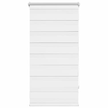Estore de rolo 80 x 150 cm, linhas de zebra / Branco[2/6]