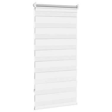 Estore de rolo 80 x 150 cm, linhas de zebra / Branco[4/6]