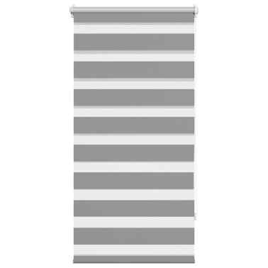 Estore de rolo 80 x 150 cm, linhas de zebra / Cinza[2/6]