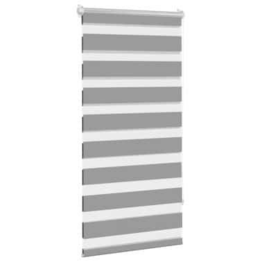 Estore de rolo 80 x 150 cm, linhas de zebra / Cinza[3/6]