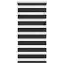 Estore de rolo 80 x 150 cm, linhas de zebra / Preto