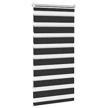 Estore de rolo 80 x 150 cm, linhas de zebra / Preto[4/6]
