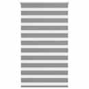 Estore de rolo 80 x 175 cm, linhas de zebra / Cinza
