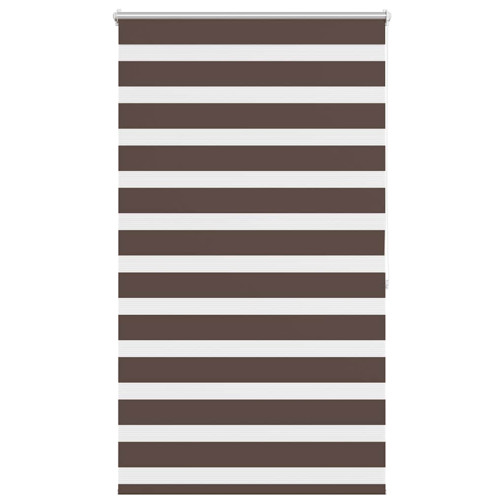 vidaXL Roleta den a noc / Zebra / Twinroll 80x175 cm kávová