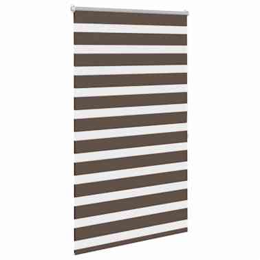 Estore de rolo 80 x 175 cm, linhas de zebra / Café[3/6]