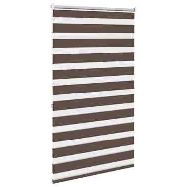 Estore de rolo 80 x 175 cm, linhas de zebra / Café[4/6]