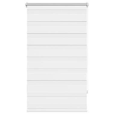 Estore de rolo 90 x 150 cm, linhas de zebra / Branco[2/6]