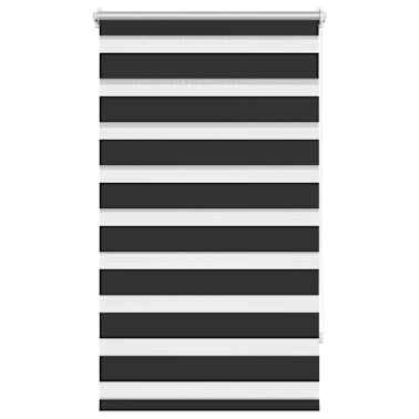 Estore de rolo 90 x 150 cm, linhas de zebra / Preto[2/6]