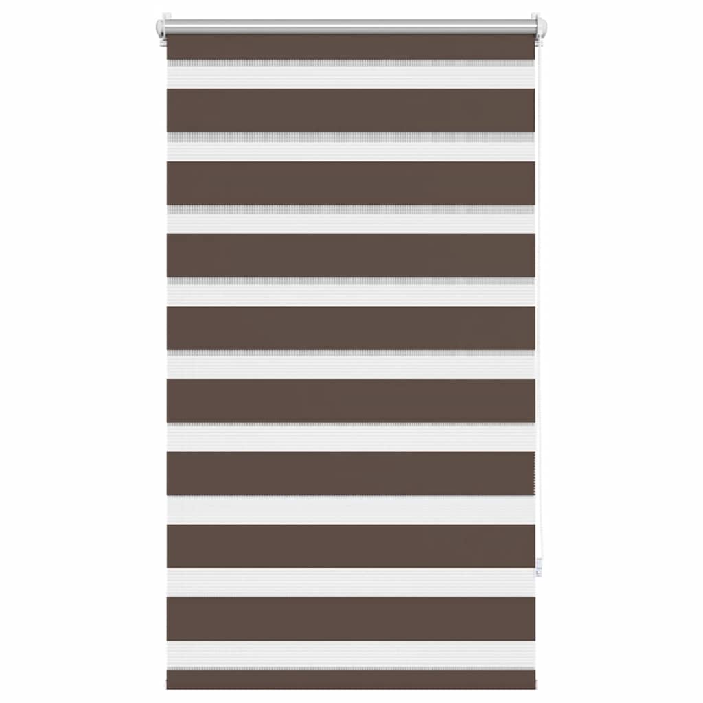 vidaXL Zebrová roleta 90,9 x 150 cm Šířka látky 86,7 cm kávová