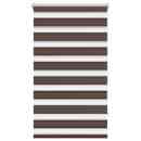 Estore de rolo 90 x 150 cm, linhas de zebra / Café