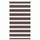 Črtasti Zebra Rolo / Senčilo velikost 90 x 150 cm Kavna barva