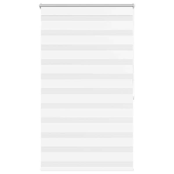 vidaXL Sebraruloo 100,9 x 175 cm kangast, laius 96,7 cm, valge