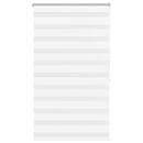 Estore de rolo 100 x 175 cm, linhas de zebra / Branco