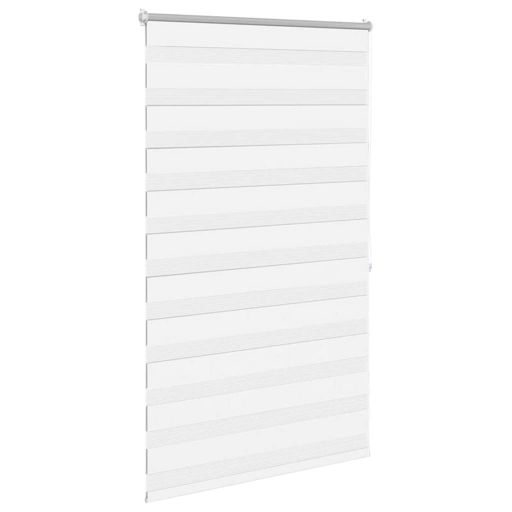 vidaXL Jaluzea tip zebra, 100 x 175 cm, alb