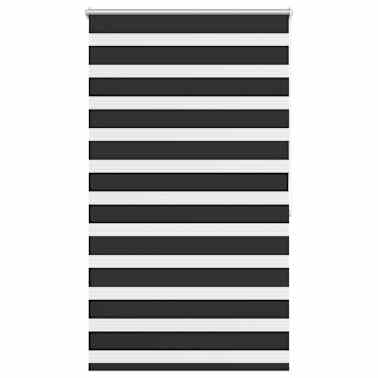 Estore de rolo 100 x 175 cm, linhas de zebra / Preto[2/6]