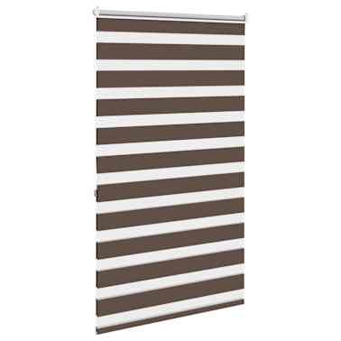 Estore de rolo 100 x 175 cm, linhas de zebra / Café[4/6]