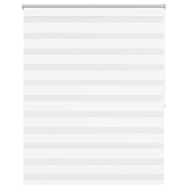 vidaXL Sebraruloo 120,9 x 175 cm kangast, laius 116,7 cm, valge