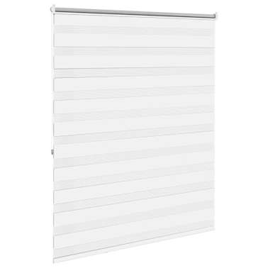 Estore de rolo 120 x 175 cm, linhas de zebra / Branca[4/6]