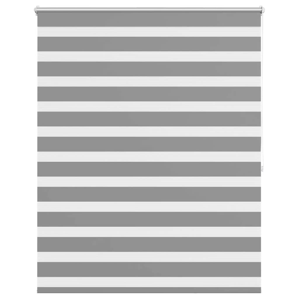 vidaXL Zebrová roleta 120,9 x 175 cm, šířka látky 116,7 cm, šedá