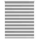 Estore de rolo 120 x 175 cm, linhas de zebra / Cinza