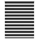 Estore de rolo 120 x 175 cm, linhas de zebra / Preto