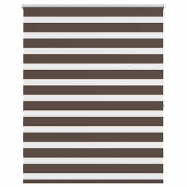 Estore de rolo 120 x 175 cm, linhas de zebra / Café[2/6]