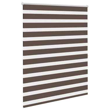 Estore de rolo 120 x 175 cm, linhas de zebra / Café[3/6]