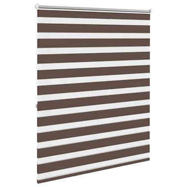 Estore de rolo 120 x 175 cm, linhas de zebra / Café[4/6]