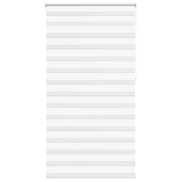 vidaXL Sebraruloo 120,9 x 230 cm kangast, laius 116,7 cm, valge