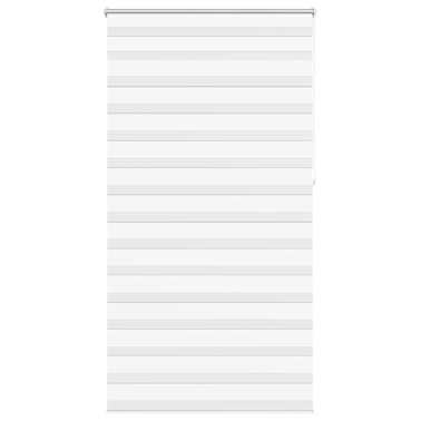 Estore de rolo 120 x 230 cm, linhas de zebra / Branco[2/6]