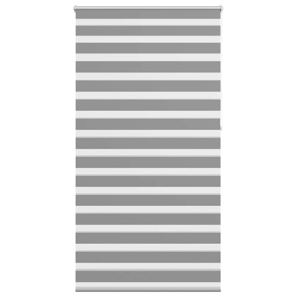 vidaXL Roleta den a noc / Zebra / Twinroll 120x230 cm šedá