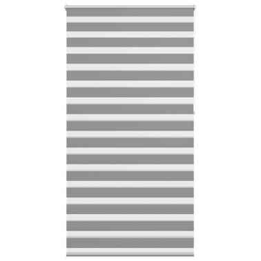 Estore de rolo 120 x 230 cm, linhas de zebra / Cinza[2/6]