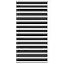 Estore de rolo 120 x 230 cm, linhas de zebra / Preto