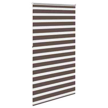 Estore de rolo 120 x 230 cm, linhas de zebra / Café[4/6]