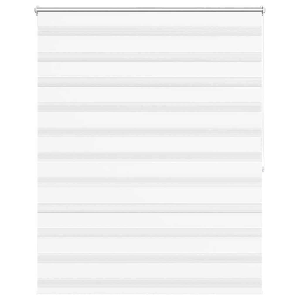 vidaXL Roleta den a noc / Zebra / Twinroll 140x175 cm bílá