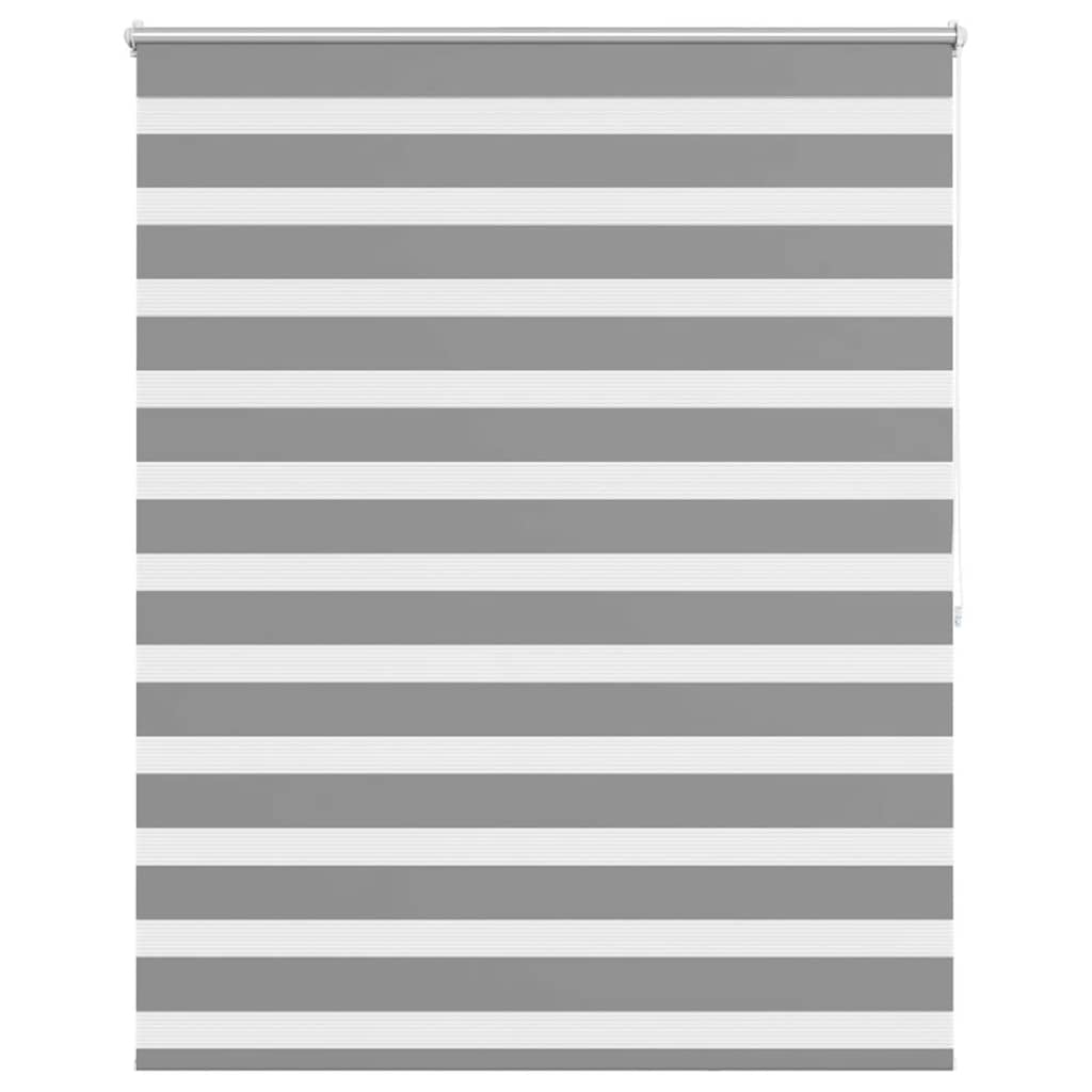 vidaXL Roleta den a noc / Zebra / Twinroll 140x175 cm šedá