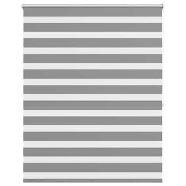 Estore de rolo 140 x 175 cm, linhas de zebra / Cinza[2/6]