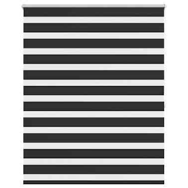 Estore de rolo 140 x 175 cm, linhas de zebra / Preto[2/6]