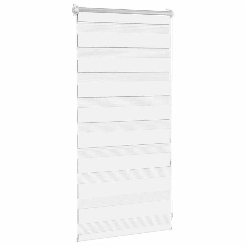 vidaXL Zebra rullakaihdin 40 x 100 cm valkoinen