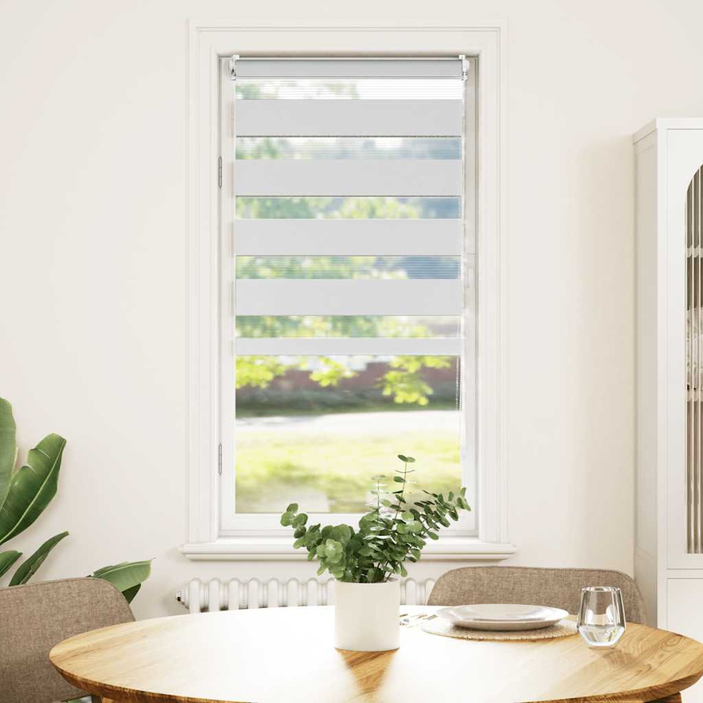 Bilde av Zebra Gardiner 40 x 100 cm Hvit