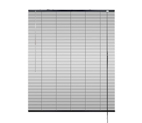 Aluminiumpersienn svart 60x175 cm