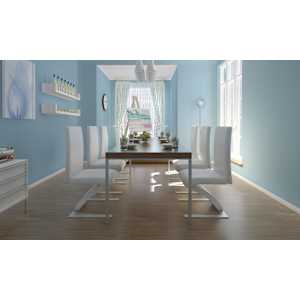 vidaXL 6 db fehér műbőr étkezőszék