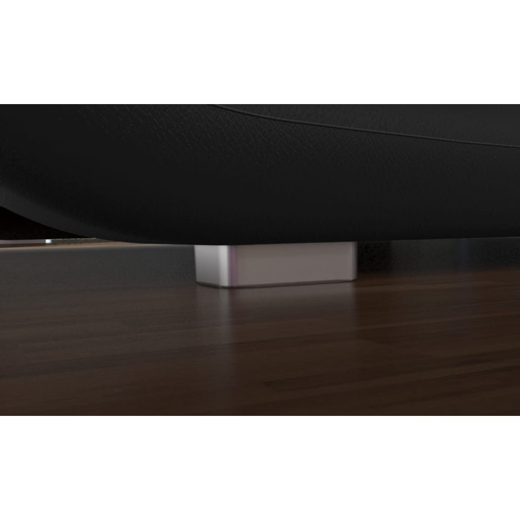 

vidaXL Imitatie leren bed met matras 180 x 200 cm Zwart