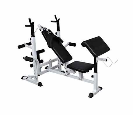 Vidaxl Weight Multi Bench Universal Gym Exercise Training Fitness