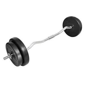 Zakřivená tyč se závažím 30 kg