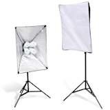 2 Soft Box lichtstandaarden