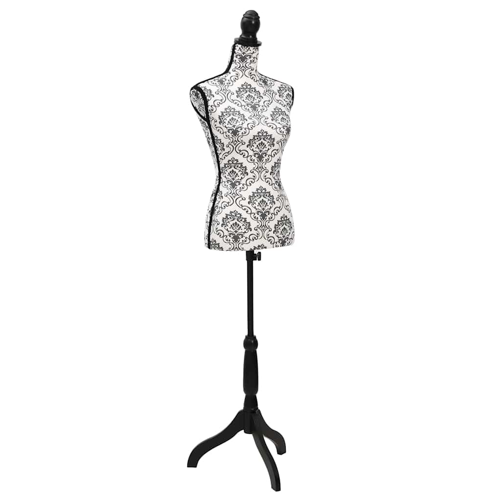 Buste de Couture Mannequin Femme Noir et Blanc Buste Vitrines Boutique