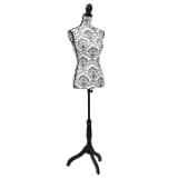Mannequin - damer bust visning - hvit og svart
